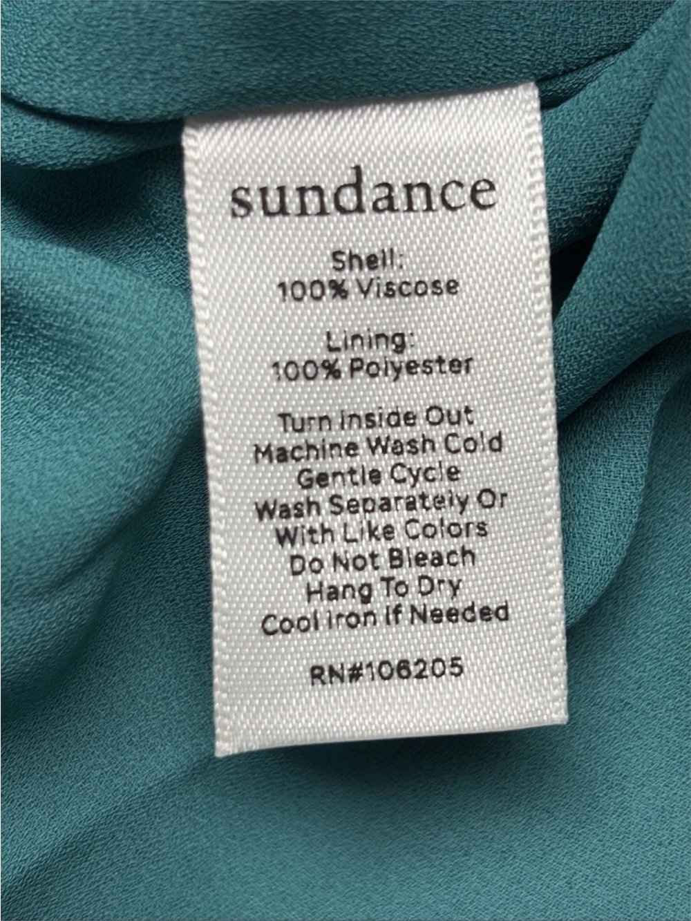 Sundance NWT Teal Floral ruffled flowy midi Dress size small - Picture 9 of 12